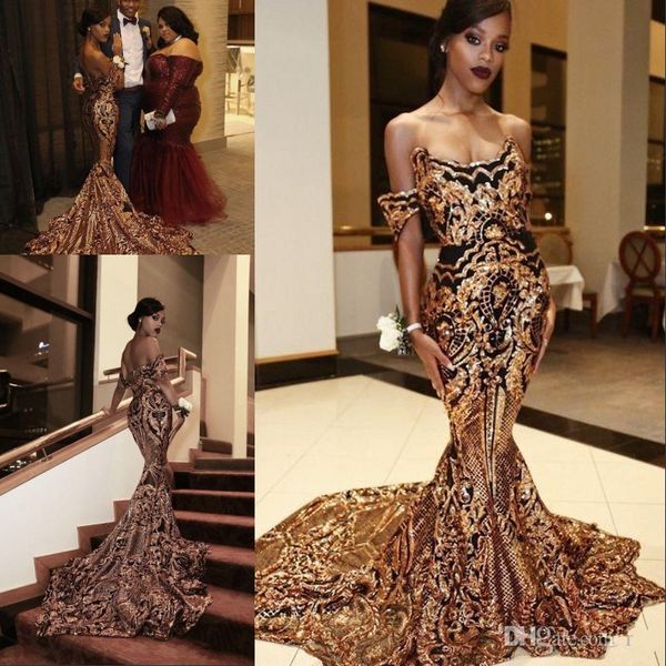 new luxury gold black prom dresses mermaid off shoulder african gowns vestidos special occasion dresses formal evening wear
new luxury gold black prom dresses mermaid off shoulder african gowns vestidos special occasion dresses formal evening wear