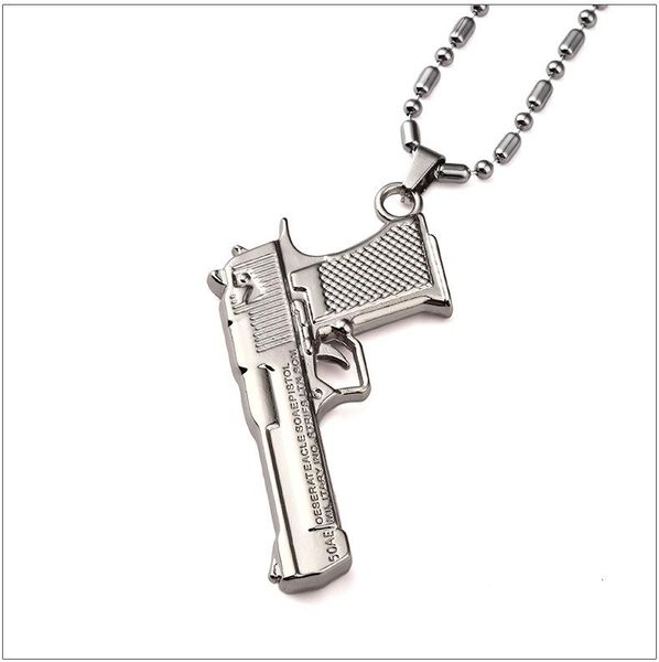 wholesale-personality european style hip hop chain revolver gun pendant necklace men gold plated stainless steel vintage gun necklace, Silver
wholesale-personality european style hip hop chain revolver gun pendant necklace men gold plated stainless steel vintage gun necklace, Silver
