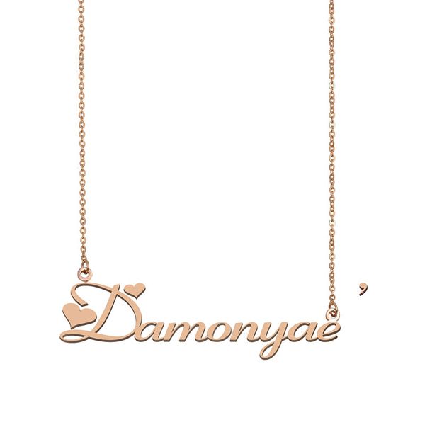 Damonyae Name Necklace Pendant for Women Girls Birthday Gift Custom Nameplate Kids Best Friends Jewelry 18k Gold Plated Stainless Steel, Silver
Damonyae Name Necklace Pendant for Women Girls Birthday Gift Custom Nameplate Kids Best Friends Jewelry 18k Gold Plated Stainless Steel, Silver