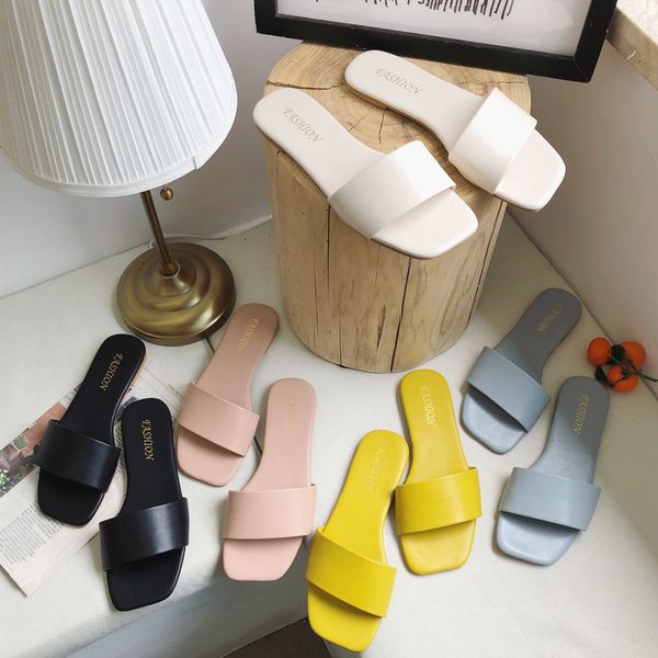 woman sandals 2019 summer fashion flat slippers casual wild large size women's shoes comfortable flat sandals zapatos de mujer, Black
woman sandals 2019 summer fashion flat slippers casual wild large size women's shoes comfortable flat sandals zapatos de mujer, Black