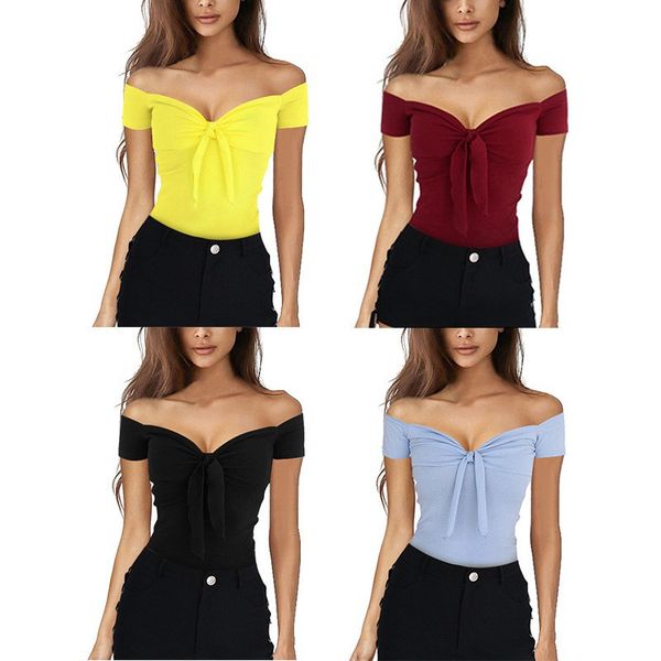 2020 spring new dunhuang explosion models europe and the united states explosion models v-neck beach party slim t-shirt women's sale, White 
2020 spring new dunhuang explosion models europe and the united states explosion models v-neck beach party slim t-shirt women's sale, White