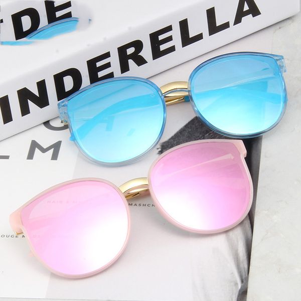 sunglasses girls children colorful mirror glasses round cat eye metal frame kids travel shopping eyeglasses uv400 eye protection, Blue
sunglasses girls children colorful mirror glasses round cat eye metal frame kids travel shopping eyeglasses uv400 eye protection, Blue