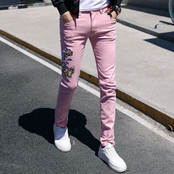 мода 2020 mens животных вышивка джинсы тонкий fit повседневные брюки карандаш персонализированные streetwear хип-хоп джинсы джинсовые брюки, Black
мода 2020 mens животных вышивка джинсы тонкий fit повседневные брюки карандаш персонализированные streetwear хип-хоп джинсы джинсовые брюки, Black