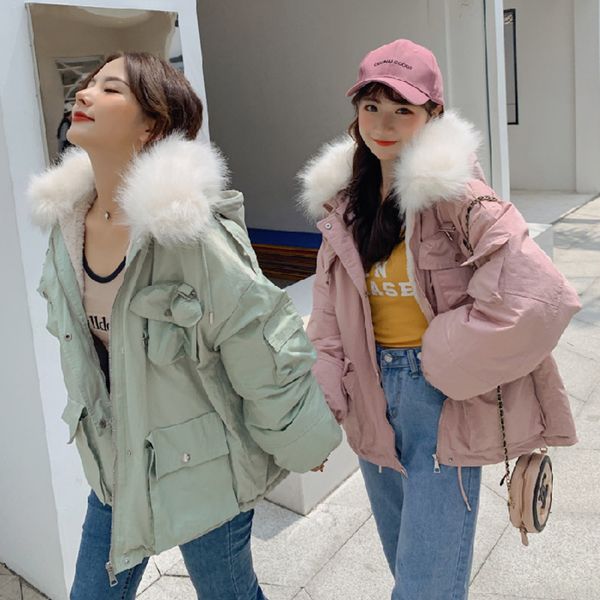 2019 down cotton parka women fashion warm winter wear pink fur hoodies outwear jacket coat ukraine snow wear parka women, Black
2019 down cotton parka women fashion warm winter wear pink fur hoodies outwear jacket coat ukraine snow wear parka women, Black
