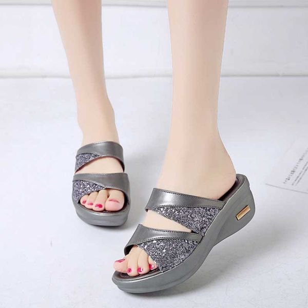 women's sandals platform 2020 new rhinestone peep toe summer sandals for women ladies slides wedges female shoe golden/gray, Black
women's sandals platform 2020 new rhinestone peep toe summer sandals for women ladies slides wedges female shoe golden/gray, Black