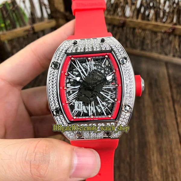 14 style r version rm 010 skeleton date dial diamonds case japan miyota automatic rm010 mens watch rubber strap sport luxury watches, Slivery;brown
14 style r version rm 010 skeleton date dial diamonds case japan miyota automatic rm010 mens watch rubber strap sport luxury watches, Slivery;brown