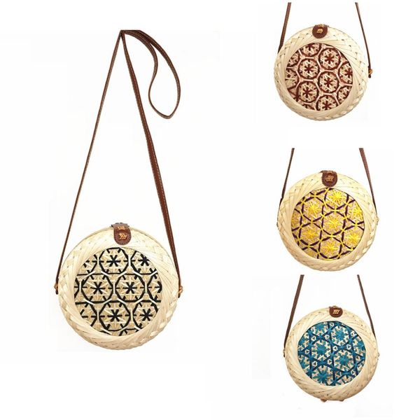 bamboo bags round summer beach shoulder bags straw messenger bag bohemian women's woven bag
bamboo bags round summer beach shoulder bags straw messenger bag bohemian women's woven bag