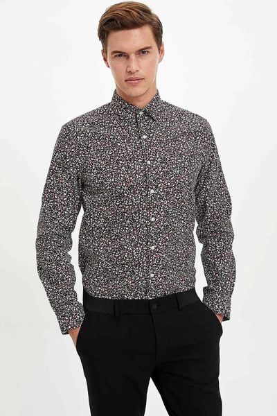 defacto man long sleeve shirt-m2651az19wn, White;black
defacto man long sleeve shirt-m2651az19wn, White;black