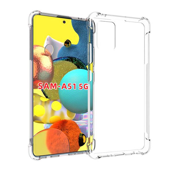 shockproof clear transparent tpu with four corner protective case cover compatible for samsung galaxy a51 5g, a71 5g
shockproof clear transparent tpu with four corner protective case cover compatible for samsung galaxy a51 5g, a71 5g