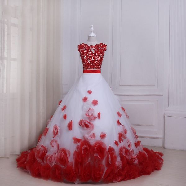 two pieces quinceanera ball gown prom evening dresses 3d floral flowers applique lace sheer neck hollow back red and white designer, Blue;red
two pieces quinceanera ball gown prom evening dresses 3d floral flowers applique lace sheer neck hollow back red and white designer, Blue;red