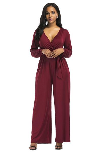 lace up womens jumpsuits romper wide leg body feminino v neck women overalls, Black;white
lace up womens jumpsuits romper wide leg body feminino v neck women overalls, Black;white