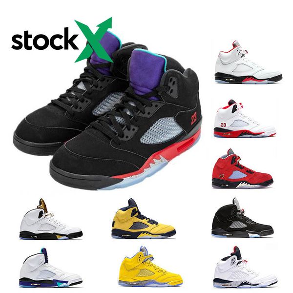 stock x 5 5s men basketball shoes new fire red bred fresh prince grape trainers wings og metallic black men sports sneakers
stock x 5 5s men basketball shoes new fire red bred fresh prince grape trainers wings og metallic black men sports sneakers
