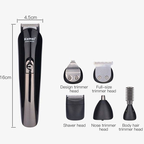 kemei 6-in-1 km-600 rechargeable hair trimmer titanium children hair clipper electric beard trimmer men styling shaving tools
kemei 6-in-1 km-600 rechargeable hair trimmer titanium children hair clipper electric beard trimmer men styling shaving tools