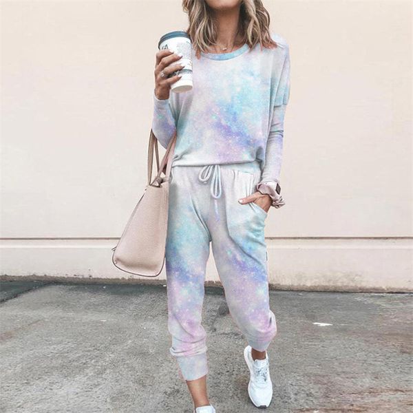 women designer tie dyed tracksuits fashion running suits with pockets casual contrast color active style women two pice sets, Gray
women designer tie dyed tracksuits fashion running suits with pockets casual contrast color active style women two pice sets, Gray