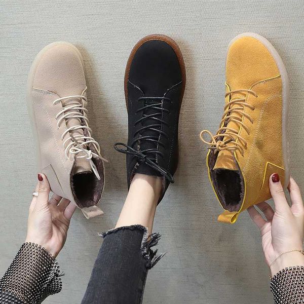 2019 autumn and winter new literary style wild high-lace-up casual lazy flat shoes women, Black
2019 autumn and winter new literary style wild high-lace-up casual lazy flat shoes women, Black