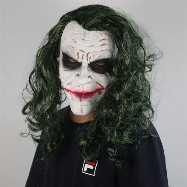 Halloween Scary Clown Mask Dark Knight Batman Clown Latex Mask New Halloween Wig Headgear Cosplay Props
Halloween Scary Clown Mask Dark Knight Batman Clown Latex Mask New Halloween Wig Headgear Cosplay Props