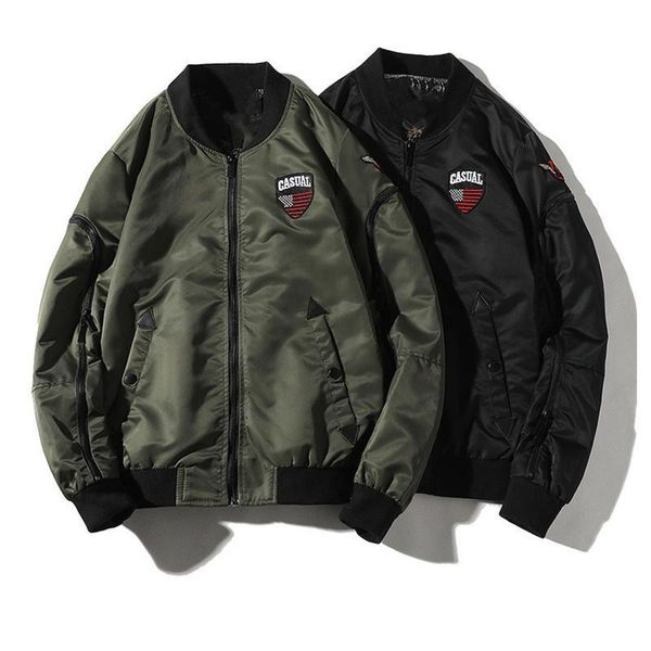 autumn men 's bomber jacket army military windbreaker cotton tactical jacket jaqueta masculino male motorcycle coat young size m-3xl, Black;brown
autumn men 's bomber jacket army military windbreaker cotton tactical jacket jaqueta masculino male motorcycle coat young size m-3xl, Black;brown