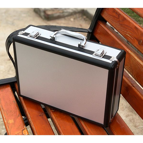 small tool case silver and black toolbox aluminum alloy mesh red suitcase parts model box sample packing file box
small tool case silver and black toolbox aluminum alloy mesh red suitcase parts model box sample packing file box