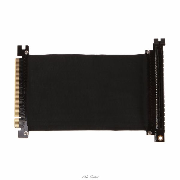 pci express pci-e 3.0 16x high speed riser card flexible extension cable adapter angled black
pci express pci-e 3.0 16x high speed riser card flexible extension cable adapter angled black