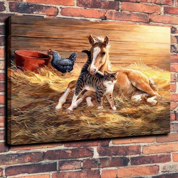 animal art horses and cats home decor handcrafts /hd print oil painting on canvas wall art canvas pictures 191105
animal art horses and cats home decor handcrafts /hd print oil painting on canvas wall art canvas pictures 191105