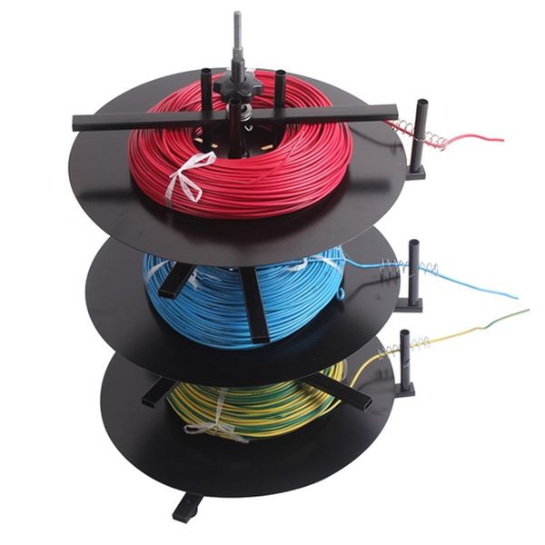 wires feeder tools 1 to 4 layer cable coil feeding machine