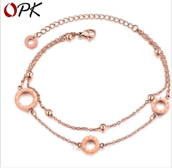 double rose gold bracelet laser letter love bracelet temperament sweet beauty handwear, Golden;silver
double rose gold bracelet laser letter love bracelet temperament sweet beauty handwear, Golden;silver