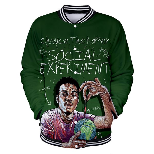 chance the rapper hip hop rap 3d baseball jacket men 2019 new trend men/women single breasted spring autumn baseball jacket, Black;brown
chance the rapper hip hop rap 3d baseball jacket men 2019 new trend men/women single breasted spring autumn baseball jacket, Black;brown
