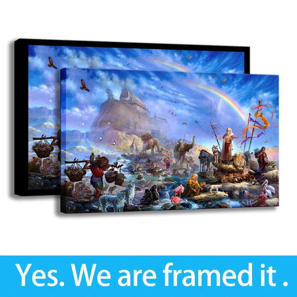 home wall art picture painting noah's ark hd print canvas home decor - ready to hang - framed
home wall art picture painting noah's ark hd print canvas home decor - ready to hang - framed
