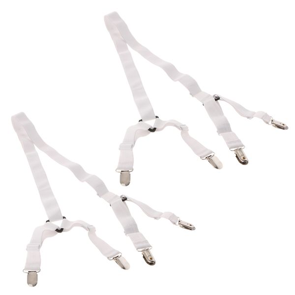 set of 2, elastic bed sheet fasteners fitted flat sheets straps suspenders grippers, mattress pad duvet cover holder clips
set of 2, elastic bed sheet fasteners fitted flat sheets straps suspenders grippers, mattress pad duvet cover holder clips