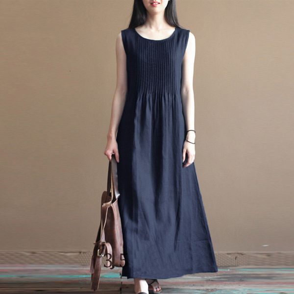 designer dress womens clothing summer party dress women sleeveless pleated long maxi dresses beach linen robe femme sundress 5xl, Black;gray
designer dress womens clothing summer party dress women sleeveless pleated long maxi dresses beach linen robe femme sundress 5xl, Black;gray