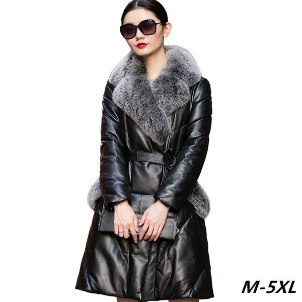 genuine leather jackets women down jacket fur collor white duck down winter black sheepskin real coat plus size female parka
genuine leather jackets women down jacket fur collor white duck down winter black sheepskin real coat plus size female parka