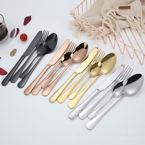 4 color luxury flatware set spoon fork knife tea spoon dinnerware kit stainless steel dinnerware set kitchen utensil dh0280
4 color luxury flatware set spoon fork knife tea spoon dinnerware kit stainless steel dinnerware set kitchen utensil dh0280