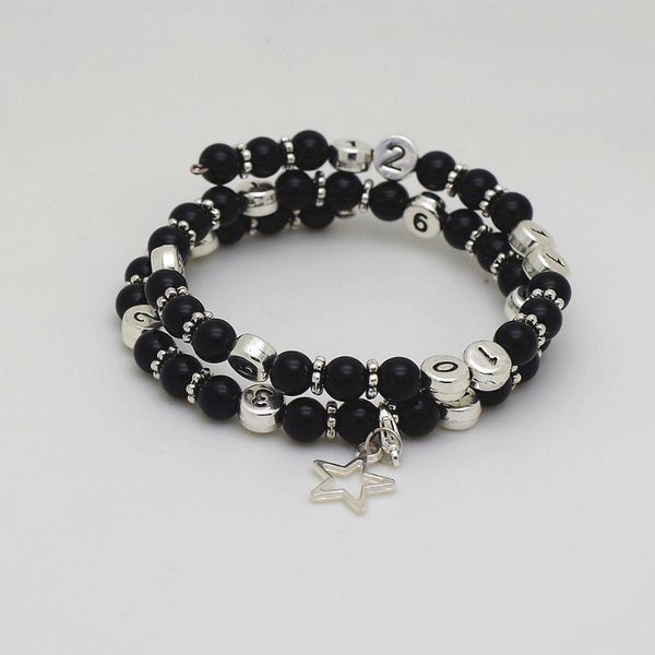 handmade natural stone beads black onyx clock number bracelet for women, Golden;silver
handmade natural stone beads black onyx clock number bracelet for women, Golden;silver