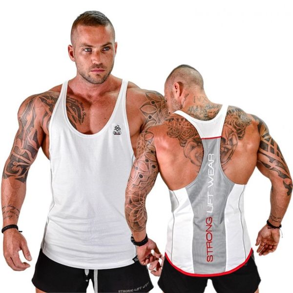strong lift cotton gyms tank men sleeveless tank for boys bodybuilding clothing undershirt fitness stringer vest, White;black
strong lift cotton gyms tank men sleeveless tank for boys bodybuilding clothing undershirt fitness stringer vest, White;black