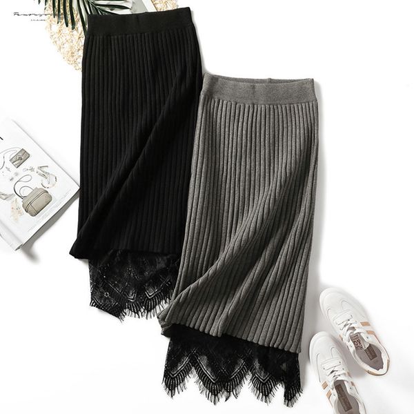 knitted skirt women sweater skirts warm stripe lace pencil high waist knitting bottoms elastic autumn midi casual winter, Black
knitted skirt women sweater skirts warm stripe lace pencil high waist knitting bottoms elastic autumn midi casual winter, Black