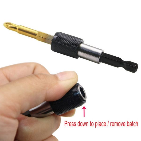 magnetic screwdriver bit holder 60/100/150mm hex shank quick change drill bit extension hand tools set
magnetic screwdriver bit holder 60/100/150mm hex shank quick change drill bit extension hand tools set