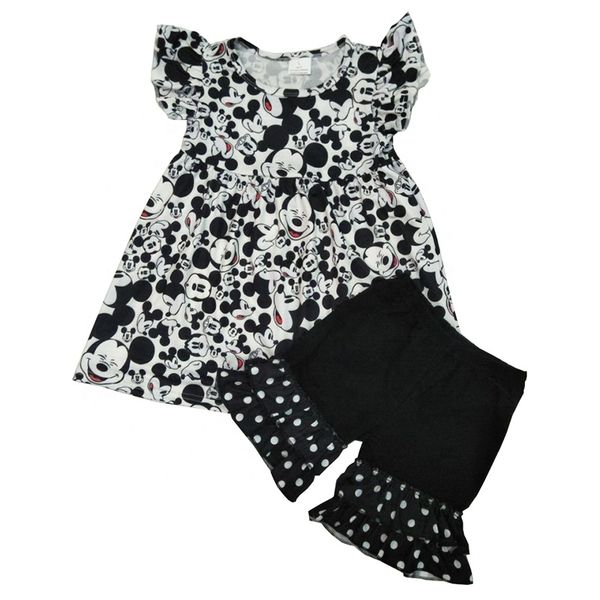 baby girls clothing-sets sleeve black ruffles pants summer cartoon outfits milk silk boutique kids clothes, White
baby girls clothing-sets sleeve black ruffles pants summer cartoon outfits milk silk boutique kids clothes, White