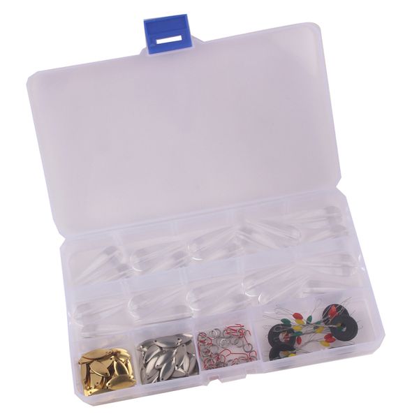 206pcs fishing accessories tackle box with spoon sbirolino floats hook rings
206pcs fishing accessories tackle box with spoon sbirolino floats hook rings