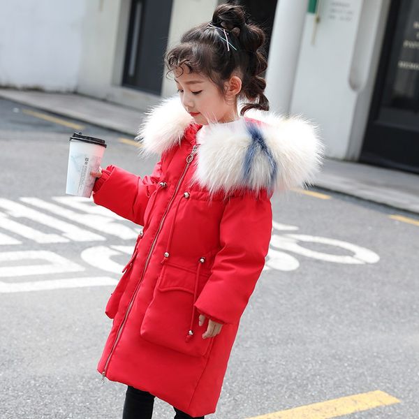 new 2019 girls winter coat fur hooded jacket fashion thick long outwear warm parkas outdoor long jackets cool winter clothing coats, Blue;gray
new 2019 girls winter coat fur hooded jacket fashion thick long outwear warm parkas outdoor long jackets cool winter clothing coats, Blue;gray