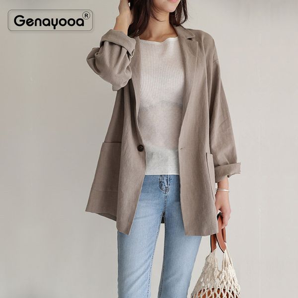 genayooa korean women blazers and jackets long sleeve elegant solid women's jacket thin office ladies blazer feminino 2019, White;black
genayooa korean women blazers and jackets long sleeve elegant solid women's jacket thin office ladies blazer feminino 2019, White;black