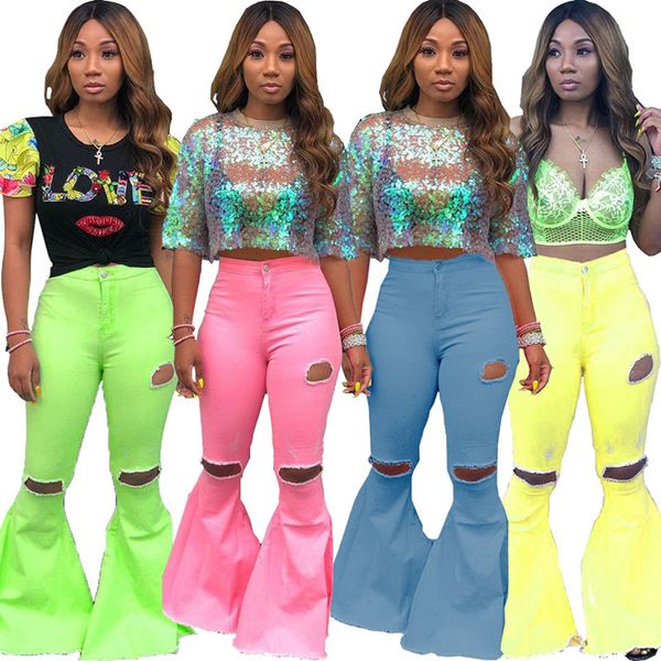 women denim flared long pants bell bottom jeans trousers hole ripped full length leggings bodycon streetwear stylish clothing plus size, Blue
women denim flared long pants bell bottom jeans trousers hole ripped full length leggings bodycon streetwear stylish clothing plus size, Blue