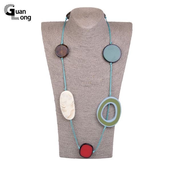 guanlong rope custom long necklace female geometric pendant necklaces women acrylic designer statement necklace fashion jewelry, Silver
guanlong rope custom long necklace female geometric pendant necklaces women acrylic designer statement necklace fashion jewelry, Silver