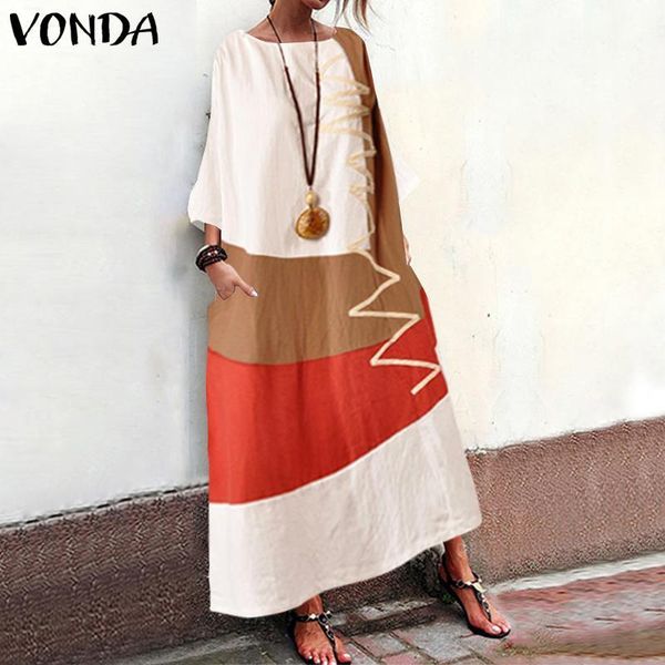 2020 vonda maternity dress summer vintage patchwork cotton loose dress casual 3/4 sleeve o neck long robe beach party sundress, Black;gray
2020 vonda maternity dress summer vintage patchwork cotton loose dress casual 3/4 sleeve o neck long robe beach party sundress, Black;gray