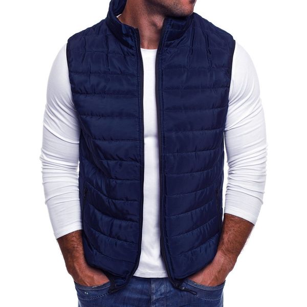 winter men vest coat solid simple zipper waistcoat vest coat sleeveless stand collar slim men down, Black
winter men vest coat solid simple zipper waistcoat vest coat sleeveless stand collar slim men down, Black