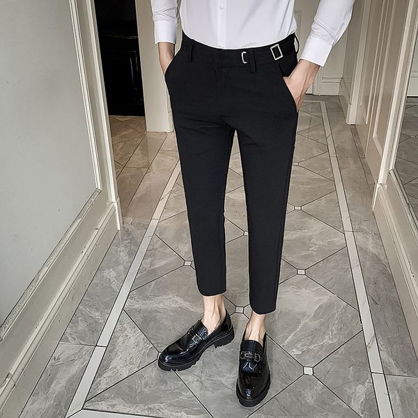 2020 весна мужские брюки платье твердая голеностопного длина корейский slim fit мужские брюки формальные все match уличная костюм брюки офис, White;black
2020 весна мужские брюки платье твердая голеностопного длина корейский slim fit мужские брюки формальные все match уличная костюм брюки офис, White;black