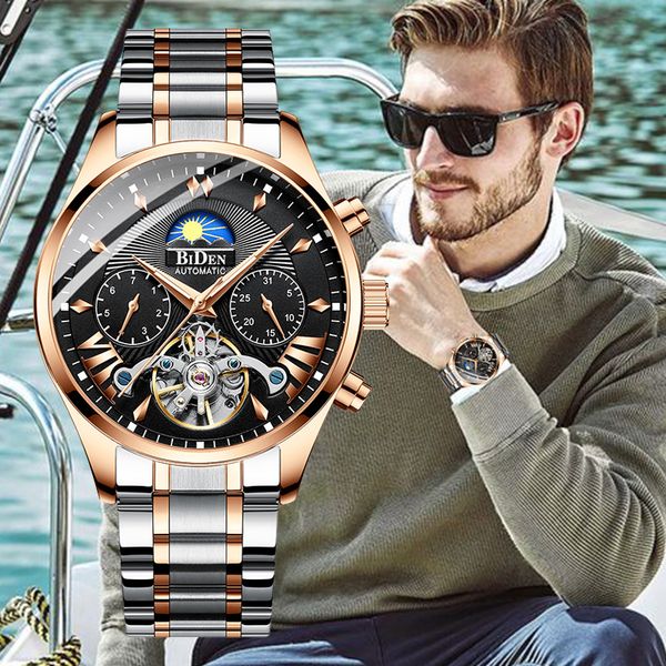 mechanical sports mens watches watch men business wristwatch men fashion 2019 reloj hombres, Slivery;brown
mechanical sports mens watches watch men business wristwatch men fashion 2019 reloj hombres, Slivery;brown