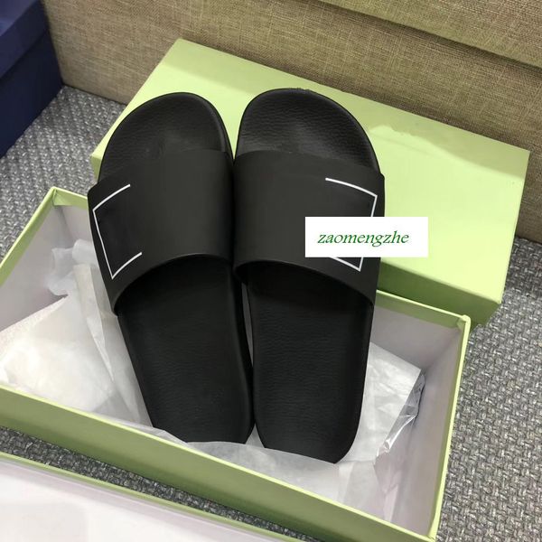 sale summer designer off leisure indoor beach slippers white printing lovers slippers with box, Black
sale summer designer off leisure indoor beach slippers white printing lovers slippers with box, Black