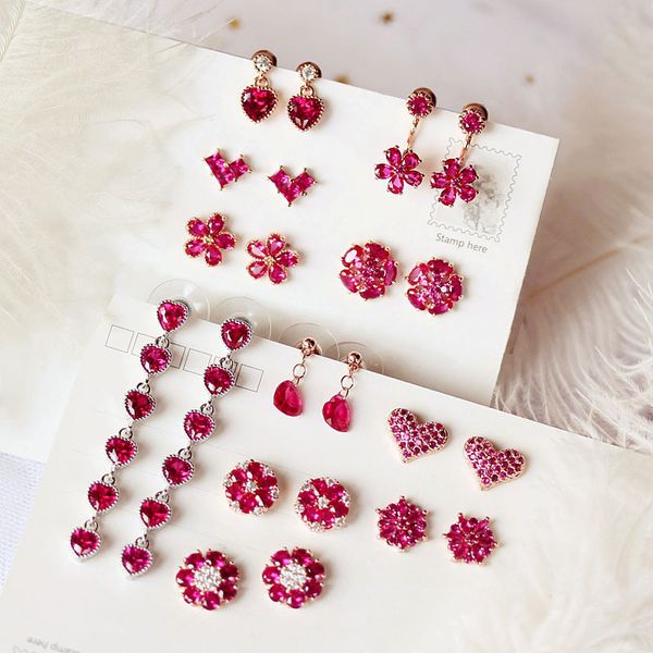 fashion cute heart red cubic zirconia water drop earrings small flower crystal stone women long earrings young girl children, Golden
fashion cute heart red cubic zirconia water drop earrings small flower crystal stone women long earrings young girl children, Golden