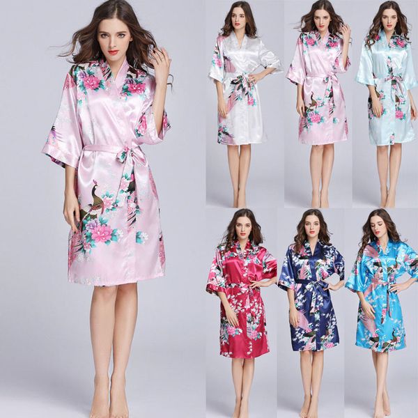 new brand women's satin robe kimono dress gown babydoll wedding party bridesmaid sleepwear, Black;red
new brand women's satin robe kimono dress gown babydoll wedding party bridesmaid sleepwear, Black;red