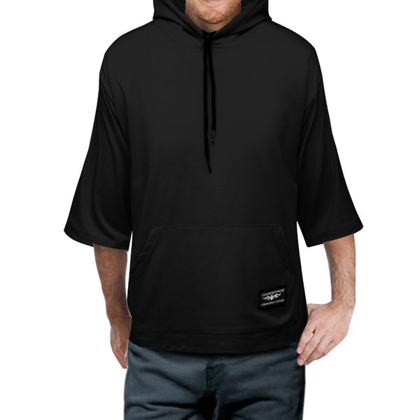 summer fashion hoodies women/men seven-quarter sleeve hooded sweatshirts casual large size loose cotton mens hoodies, Black
summer fashion hoodies women/men seven-quarter sleeve hooded sweatshirts casual large size loose cotton mens hoodies, Black
